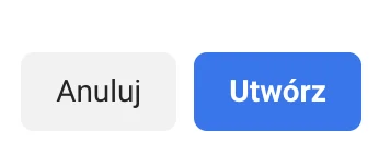 Aktywny przycisk Utwórz